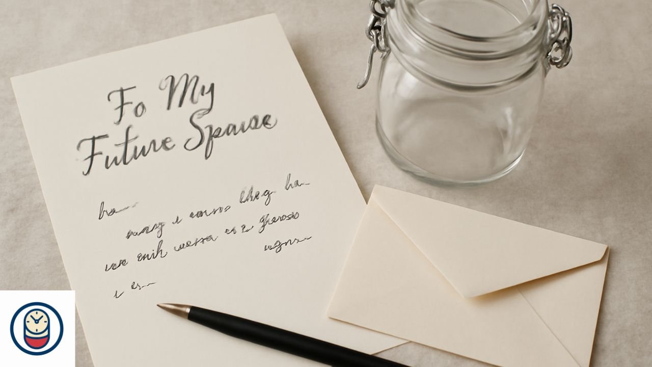 Time Capsule Letter to Your Future Spouse